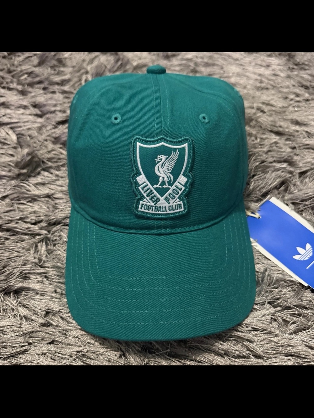 Adidas Liverpool FC Third Cap Unisex One Size Sea Green Strapback Hat JZ4447